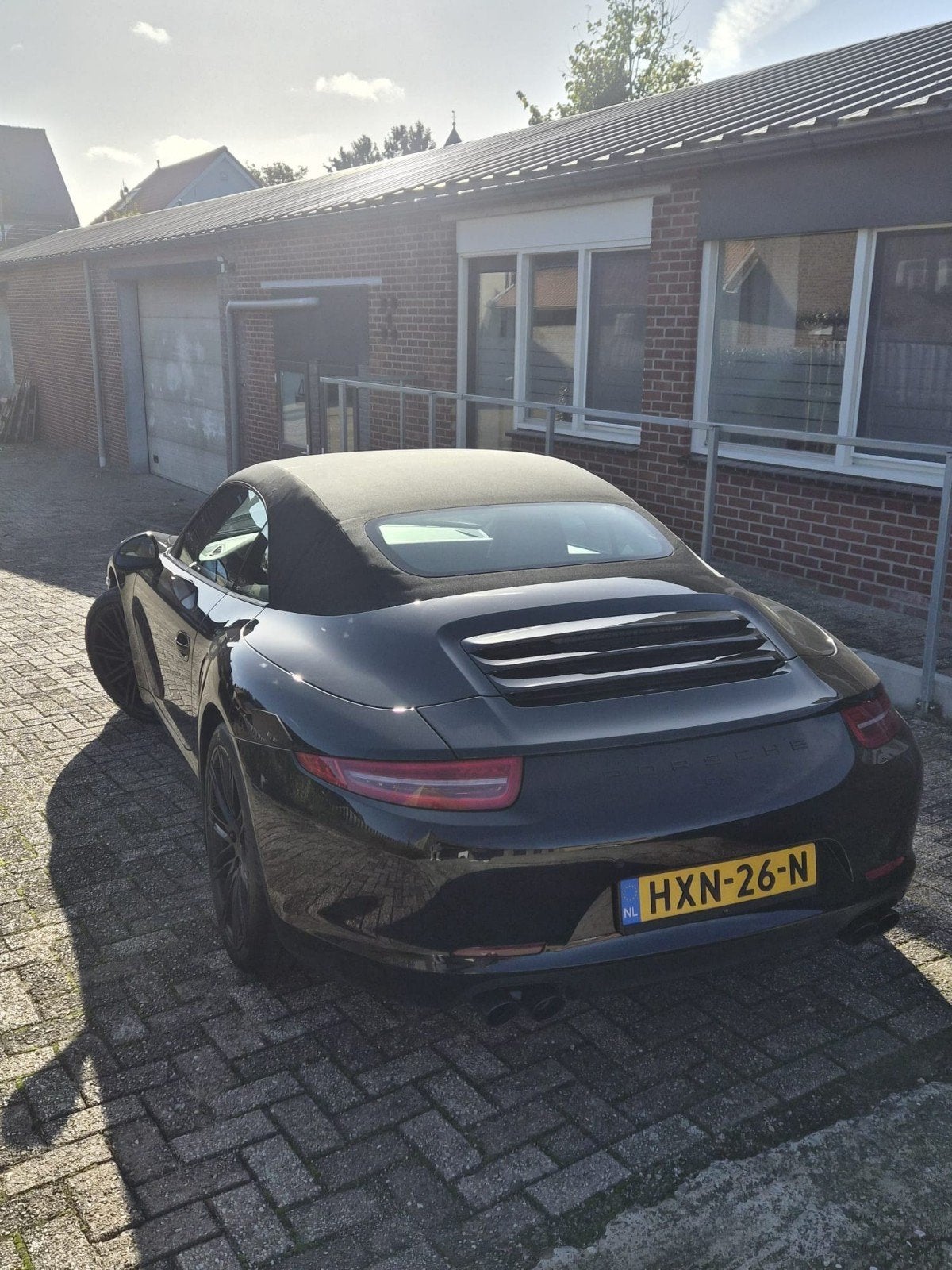 Porsche 911 3.4 carrera 4 Cabriolet PDK 2013 Zwart, Auto's, Achterwielaandrijving, Cabriolet, 4 stoelen, Zwart