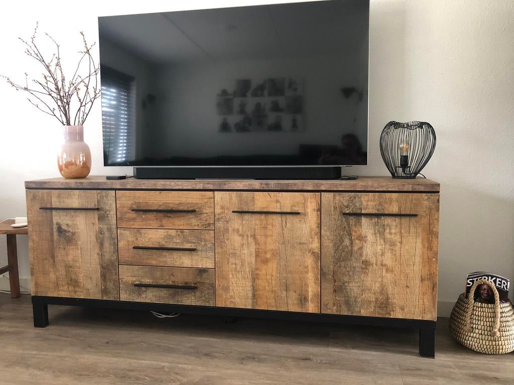 Tv meubel, Ophalen of Verzenden, Zo goed als nieuw, 25 tot 50 cm, 200 cm of meer