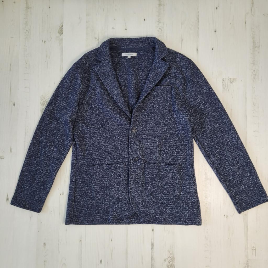 The Goodpeople colbert jasje L 63% wol donker blauw, Maat 52/54 (L), Blauw, Ophalen of Verzenden, Zo goed als nieuw