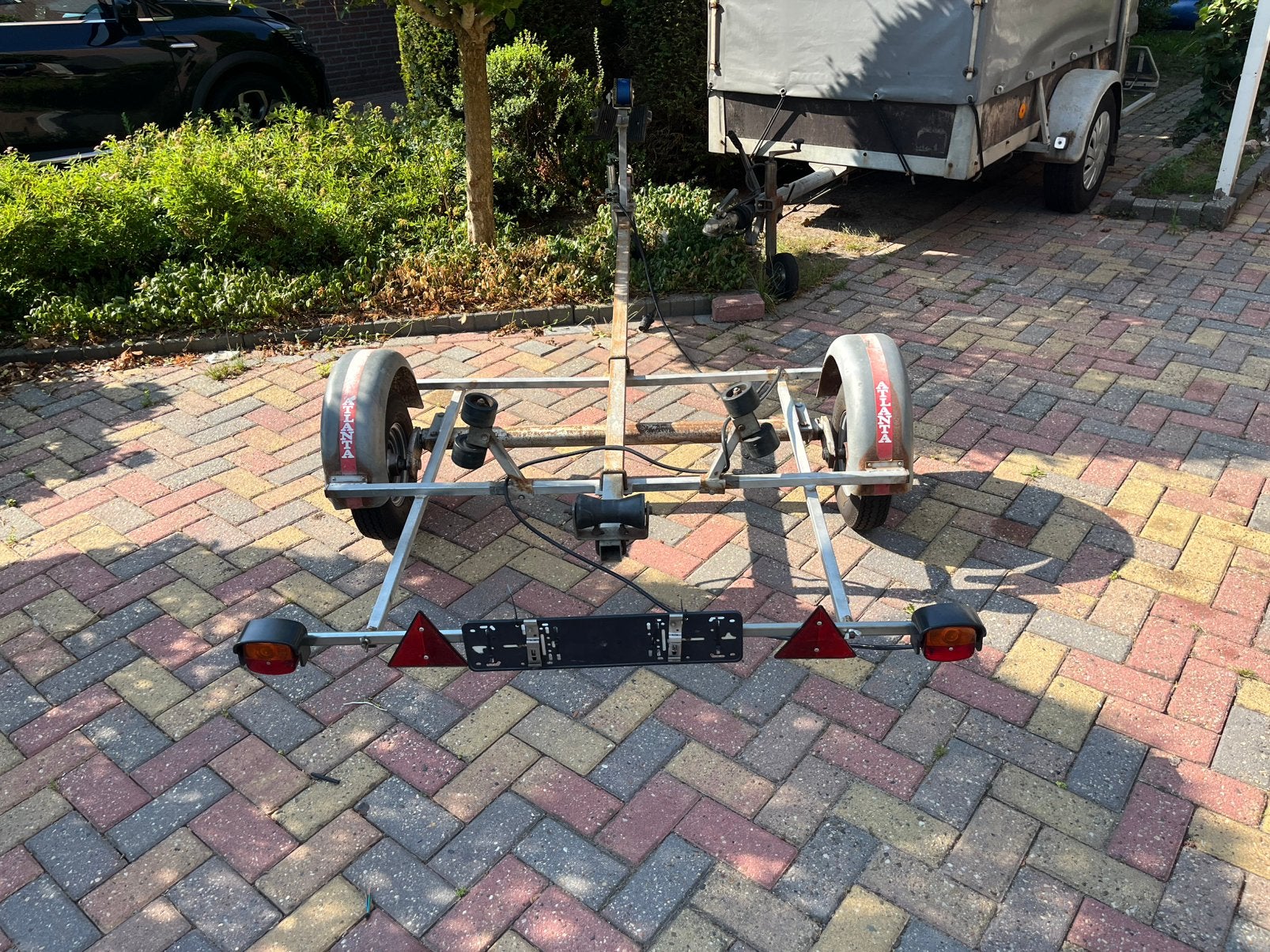 Boottrailer tot 3,5m, Watersport en Boten, Boottrailers, Ophalen, Minder dan 1500 kg, Gebruikt, Overige typen