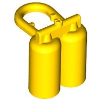 Lego Yellow Minifigure Air Tanks, Gebruikt, Overige thema's, Lego, Accessoire