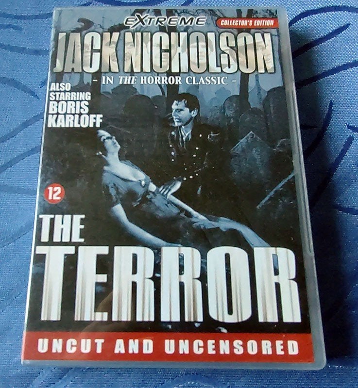 Jack Nicholson The Terror DVD (nieuw), Alle leeftijden, Ophalen of Verzenden, Zo goed als nieuw