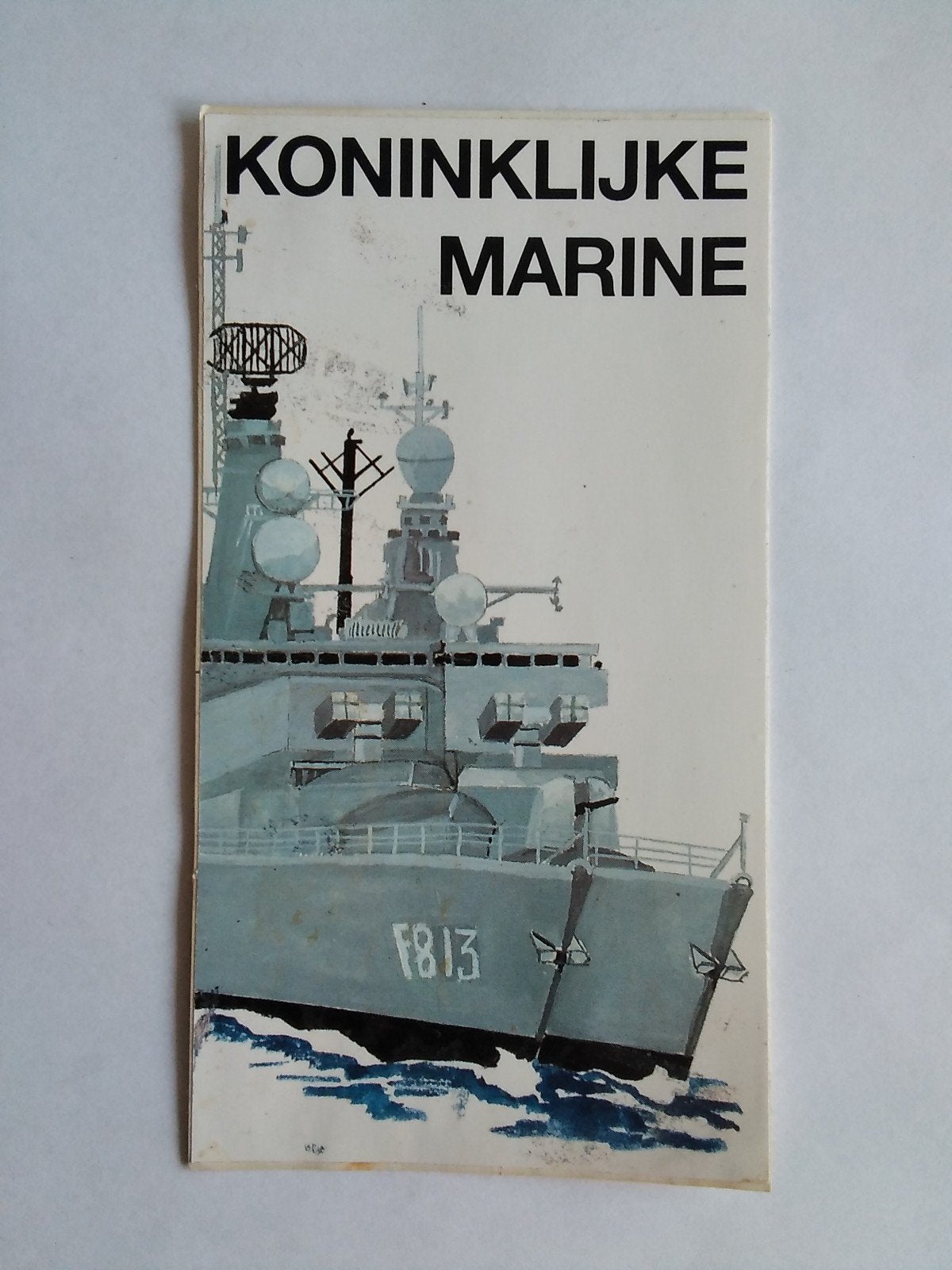 Sticker Koninklijke Marine F813 Witte de With, Verzamelen, Verzenden, Zo goed als nieuw, Bedrijf of Vereniging