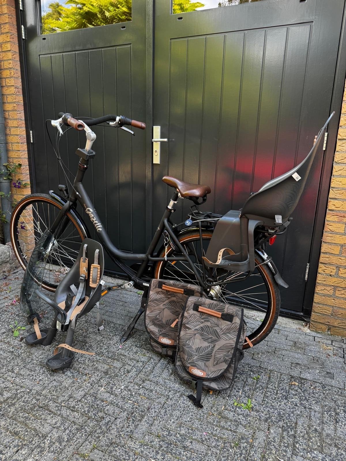 Complete Gazelle Bloom gezinsfiets klaar voor gebruik!, Ophalen, Gebruikt, Velgrem, Versnellingen
