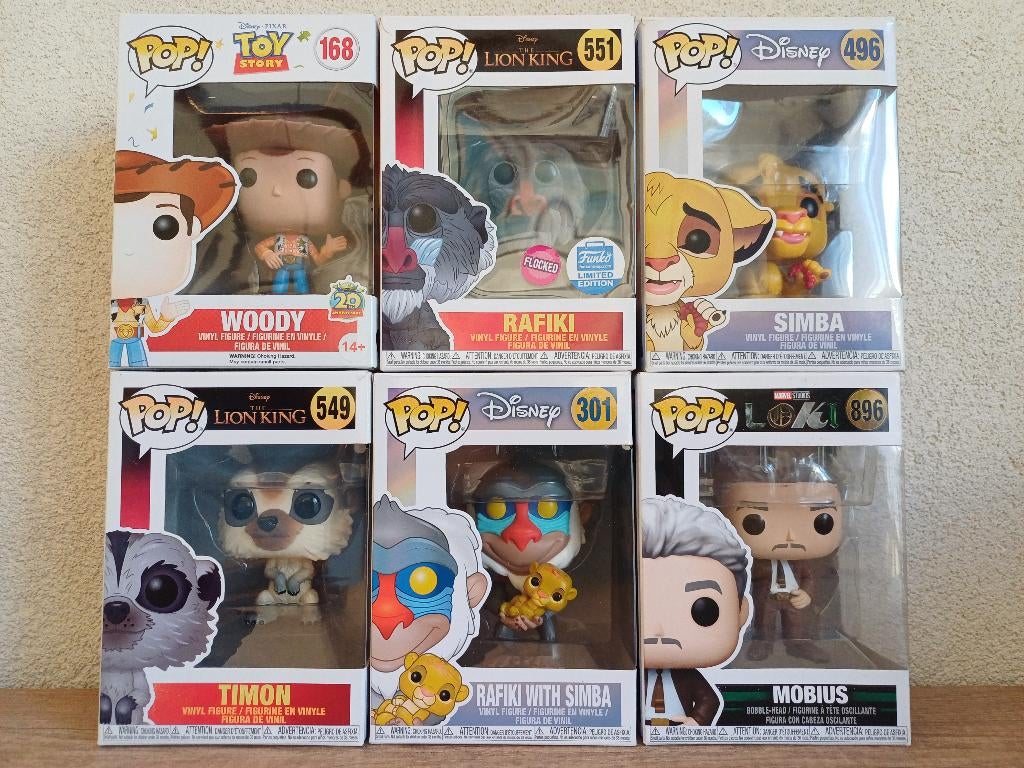 6 Funko poppen, Ophalen of Verzenden, Zo goed als nieuw