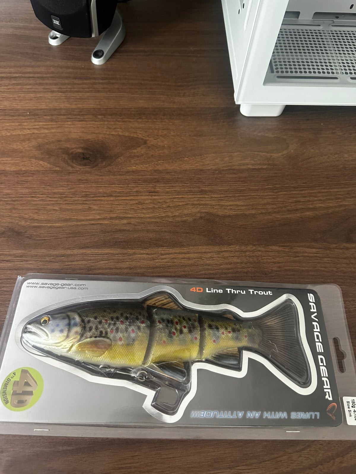 Savage Gear 4D Line Thru Trout 25cm 180g Slow Sink, Ophalen of Verzenden, Nieuw, Kunstaas