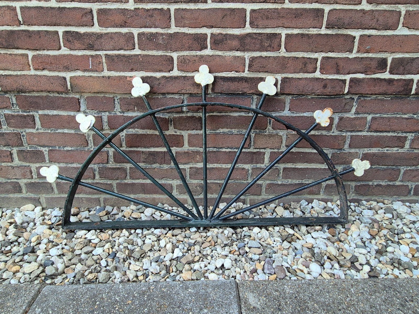 Sierhekwerk -  IJzeren hekwerk met decoratieve elemente, Ophalen, Gebruikt, IJzer, Sierhekwerk