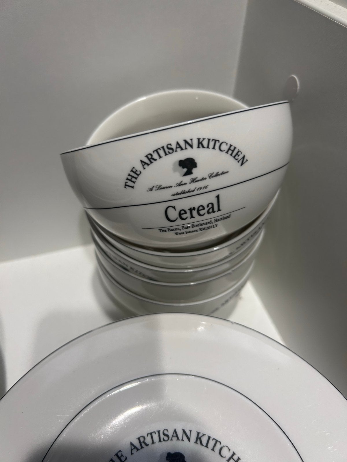 Set van 10 Artisan Kitchen Cereal Kommen, Overige merken, Keramiek, Ophalen of Verzenden, Zo goed als nieuw