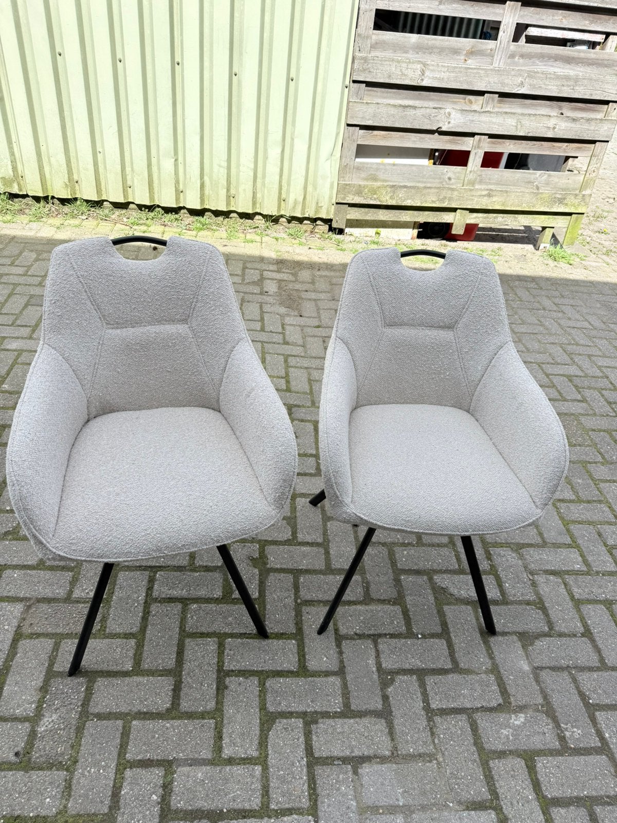 2 eetkamer stoelen, Huis en Inrichting, Ophalen, Zo goed als nieuw, Vier
