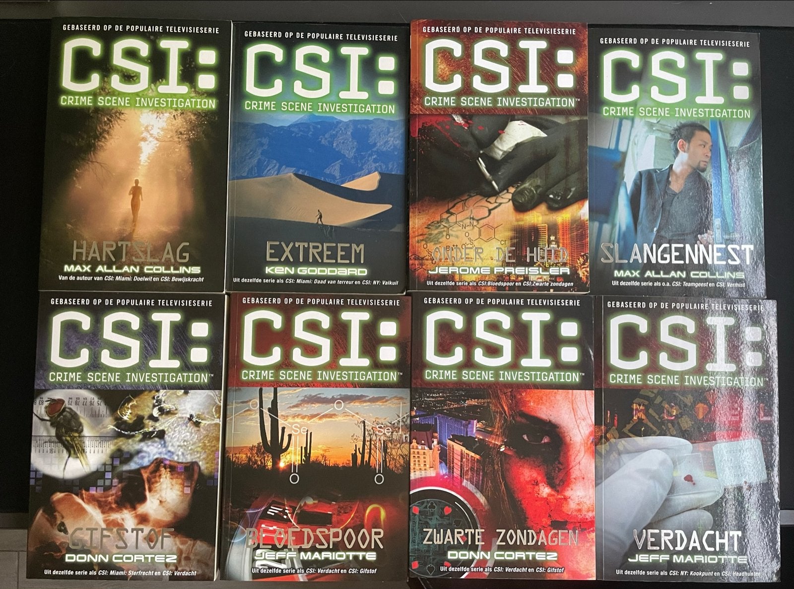 CSI: Crime Scene Investigation Boekenreeks (16 boeken), Boeken, Ophalen of Verzenden, Gelezen, Tv-bewerking