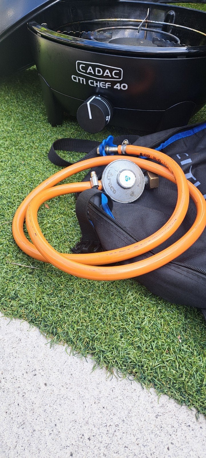 Cadac Citi Chef 40 BBQ met gasflesaansluiting, Ophalen, Zo goed als nieuw