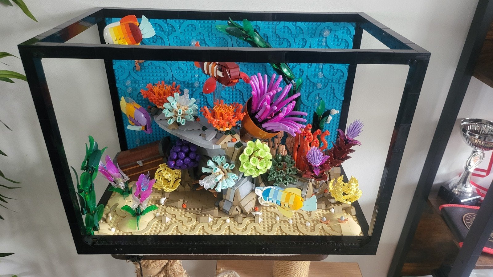 LEGO Icons 10366 Tropisch Aquarium, Ophalen, Lego, Zo goed als nieuw, Compleet