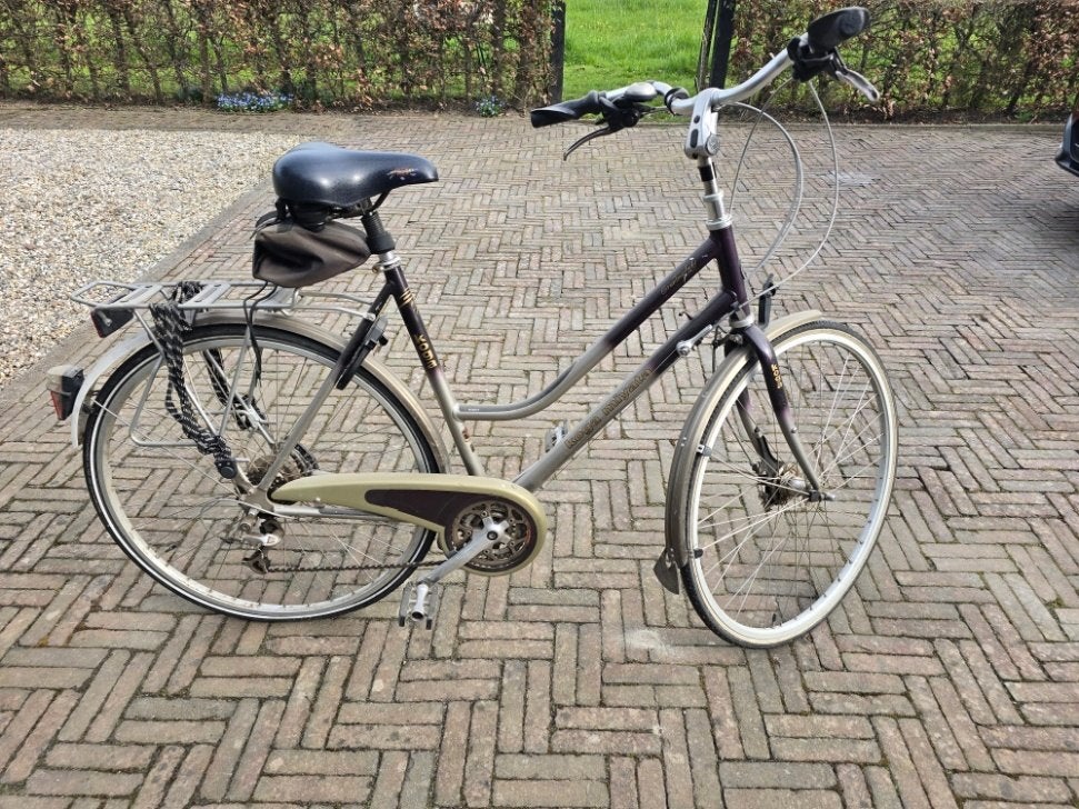 Oude maar goede Koga Miyata damesfiets, Fietsen en Brommers, Versnellingen, Trommelrem, Ophalen, Overige merken