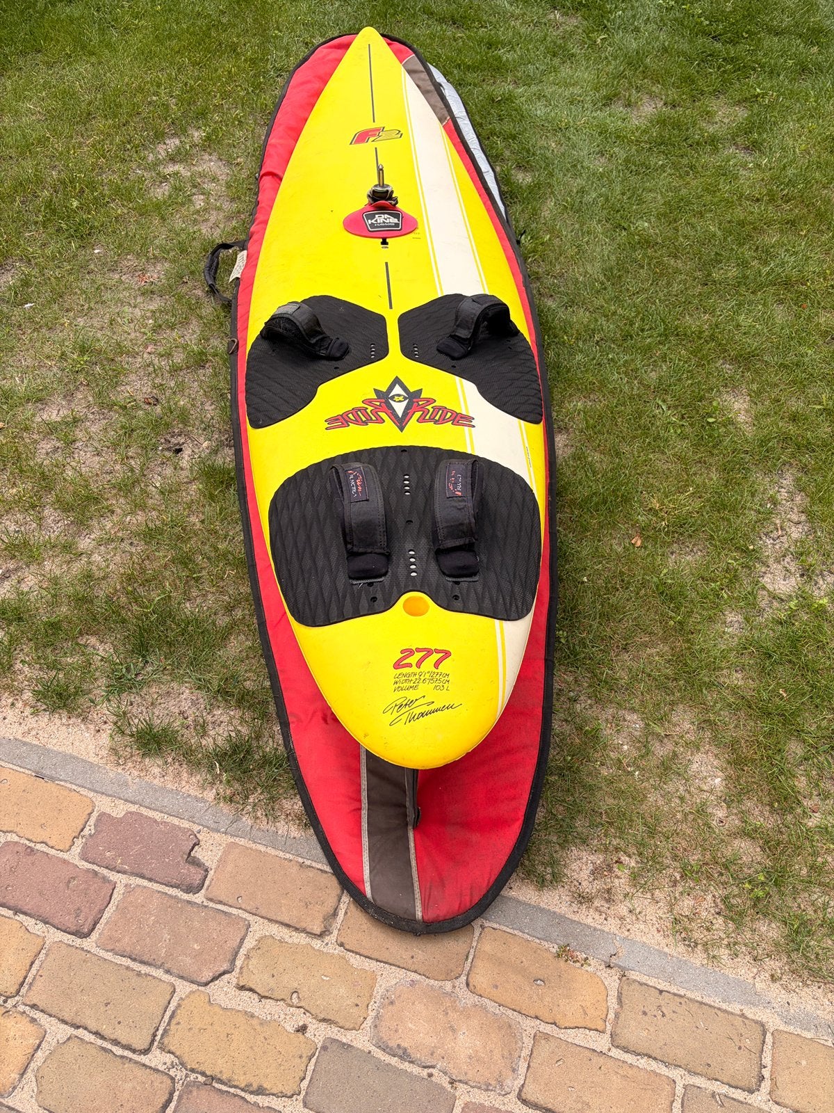 Windsurfboard F2 RIDE 277, 250 tot 300 cm, Gebruikt, F2, Plank