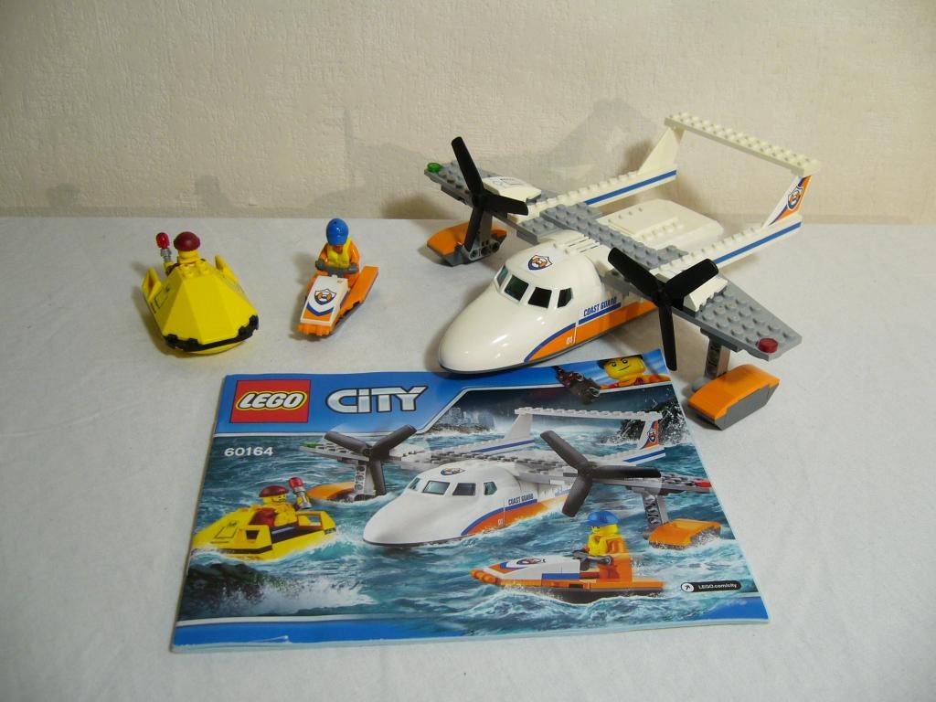 Lego City 60164 Sea Rescue Plane, Lego, Ophalen of Verzenden, Compleet, Complete set