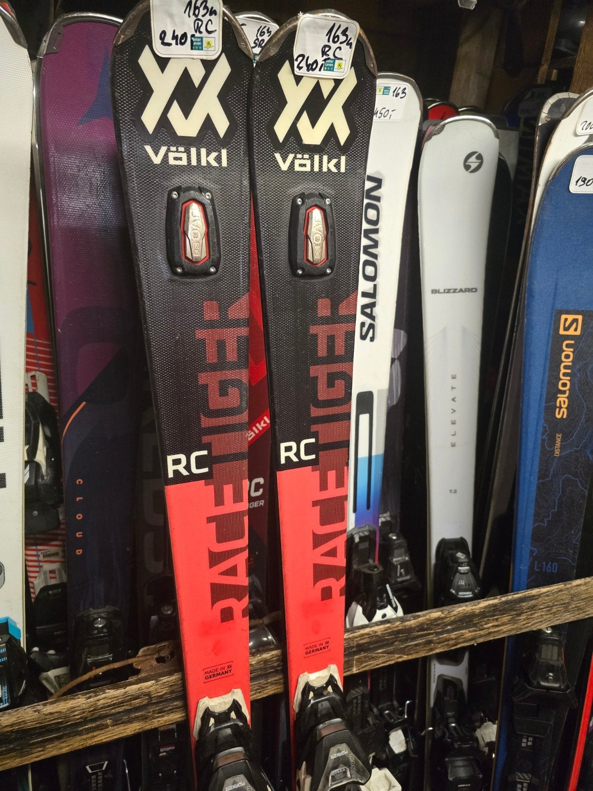 175cm VOLKL RACETIGER RC NP880€ VOOR KENNERS, Overige merken, 160 tot 180 cm, Ophalen of Verzenden, Zo goed als nieuw