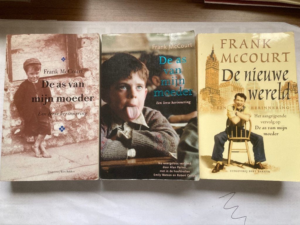 T.K. De as van mijn moeder & De nieuwe wereld Frank McCourt, Boeken, Overige Boeken, Gelezen, Ophalen of Verzenden