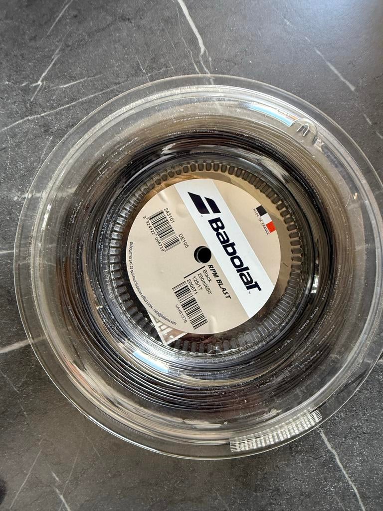 Babolat RPM Blast 200m 1.25mm Tennis Snaar, Sport en Fitness, Tennis, Ophalen of Verzenden, Zo goed als nieuw, Grip of Snaar, Babolat