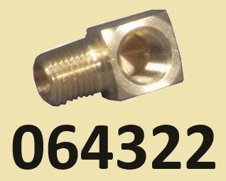 064322 Yamaha (Sierra) brandstoftank fitting 90º. 1/4" NPT, Ophalen of Verzenden, Nieuw, Motor en Techniek