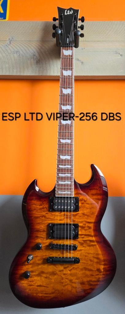 Te koop : Linkshandige LTD Viper 256 DBS, Ophalen of Verzenden, Solid body, Overige merken