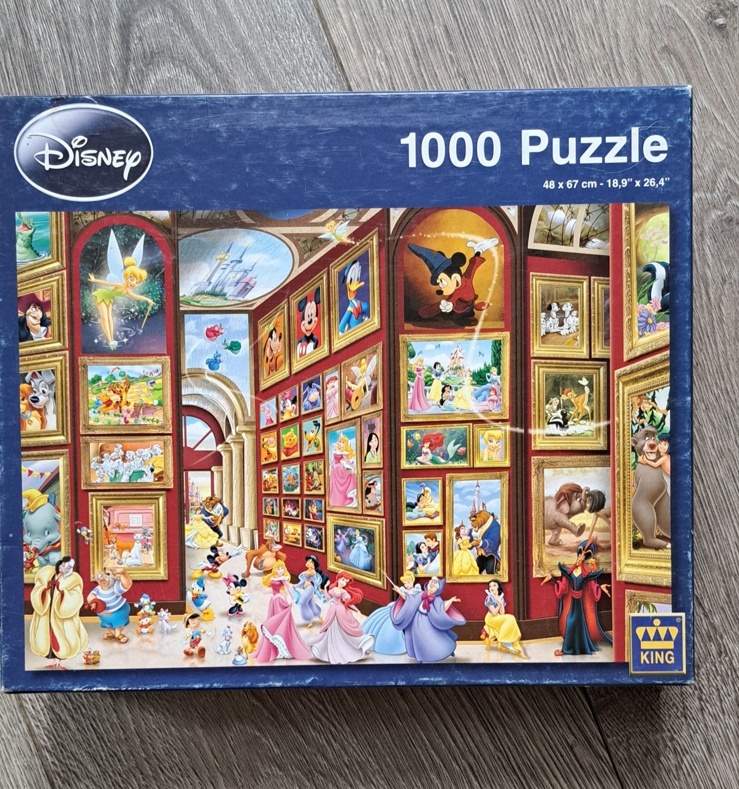 disney puzzle 1000 stukjes, Ophalen of Verzenden, 500 t/m 1500 stukjes, Zo goed als nieuw
