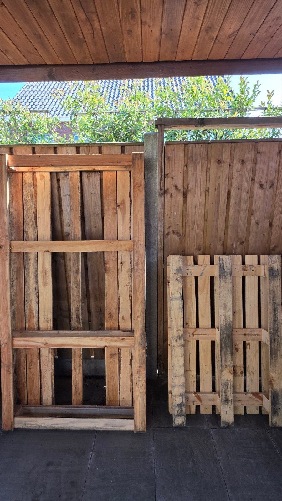 Gratis houten pallets, Doe-het-zelf en Verbouw, Hout en Planken, Ophalen, Overige houtsoorten, Minder dan 200 cm, Pallet