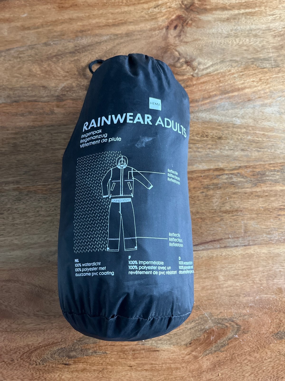 Hema Regenpak voor volwassenen - 100% waterdicht, Caravans en Kamperen, Regenkleding, Ophalen of Verzenden, Nieuw, Regenbroek