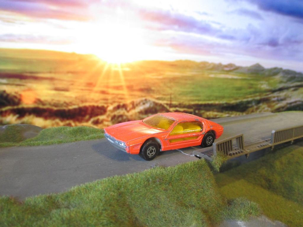 1:58 Lamborghini Marzal Lesney Matchbox Superfast #10 pink 2, Ophalen of Verzenden, Gebruikt, Auto