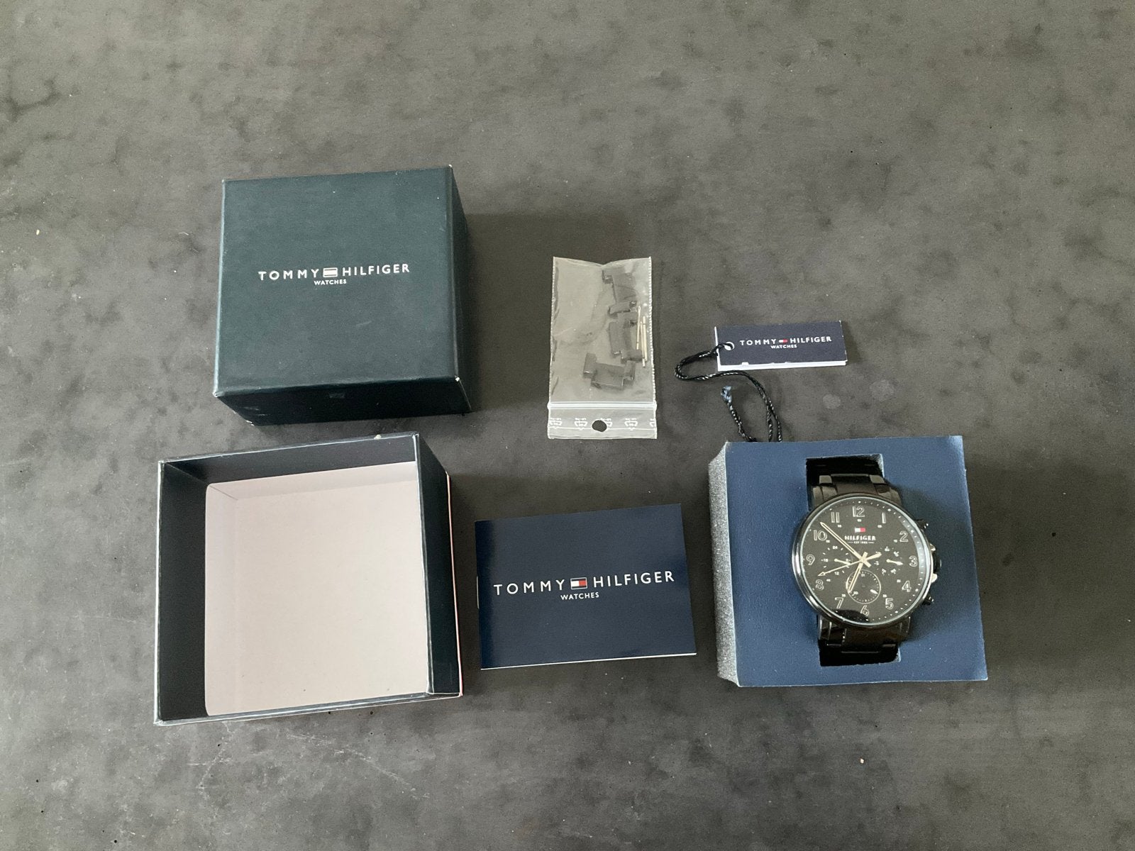 Tommy Hilfiger herenhorloge  TH1710383, Overige merken, Staal, Staal, Polshorloge