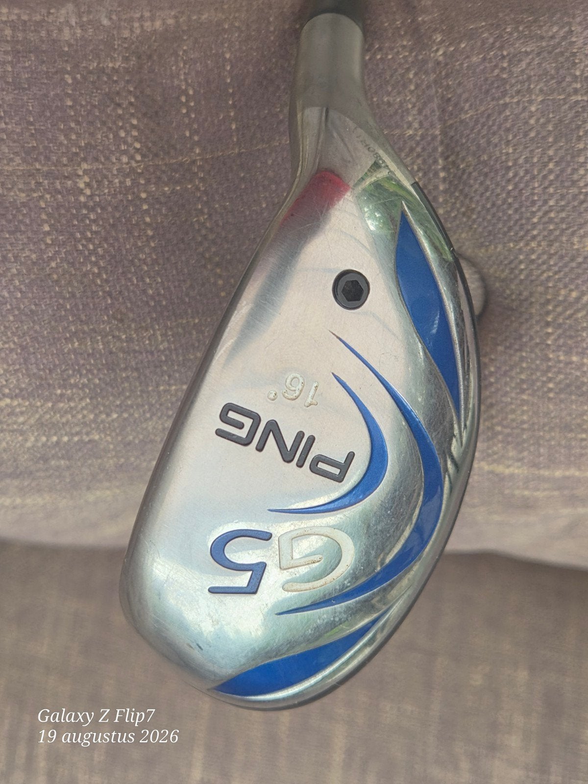 Ping G5 Hybrid 16 Golfclub met Headcover, Ophalen of Verzenden, Gebruikt, Club, Ping