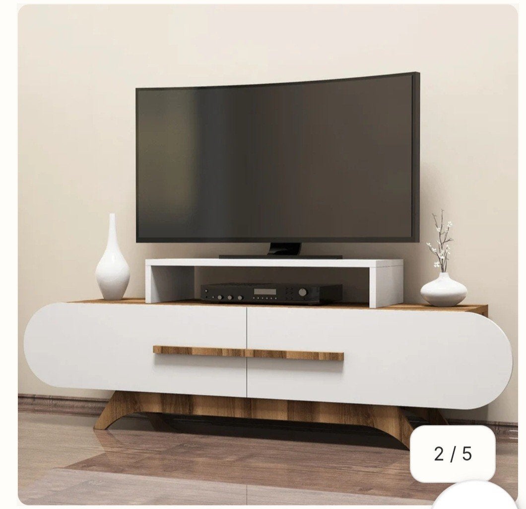 organisch vorm tvmeubel, 200 cm of meer, ., Nieuw, Ophalen of Verzenden