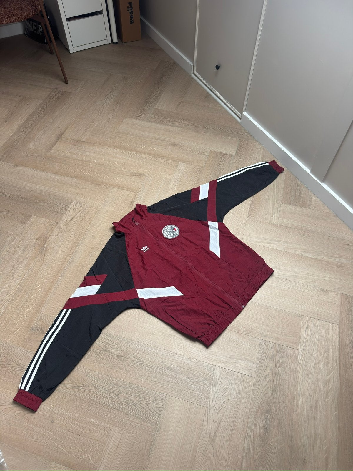 Retro trainingsjas Ajax Amsterdam, Ophalen of Verzenden, Zo goed als nieuw