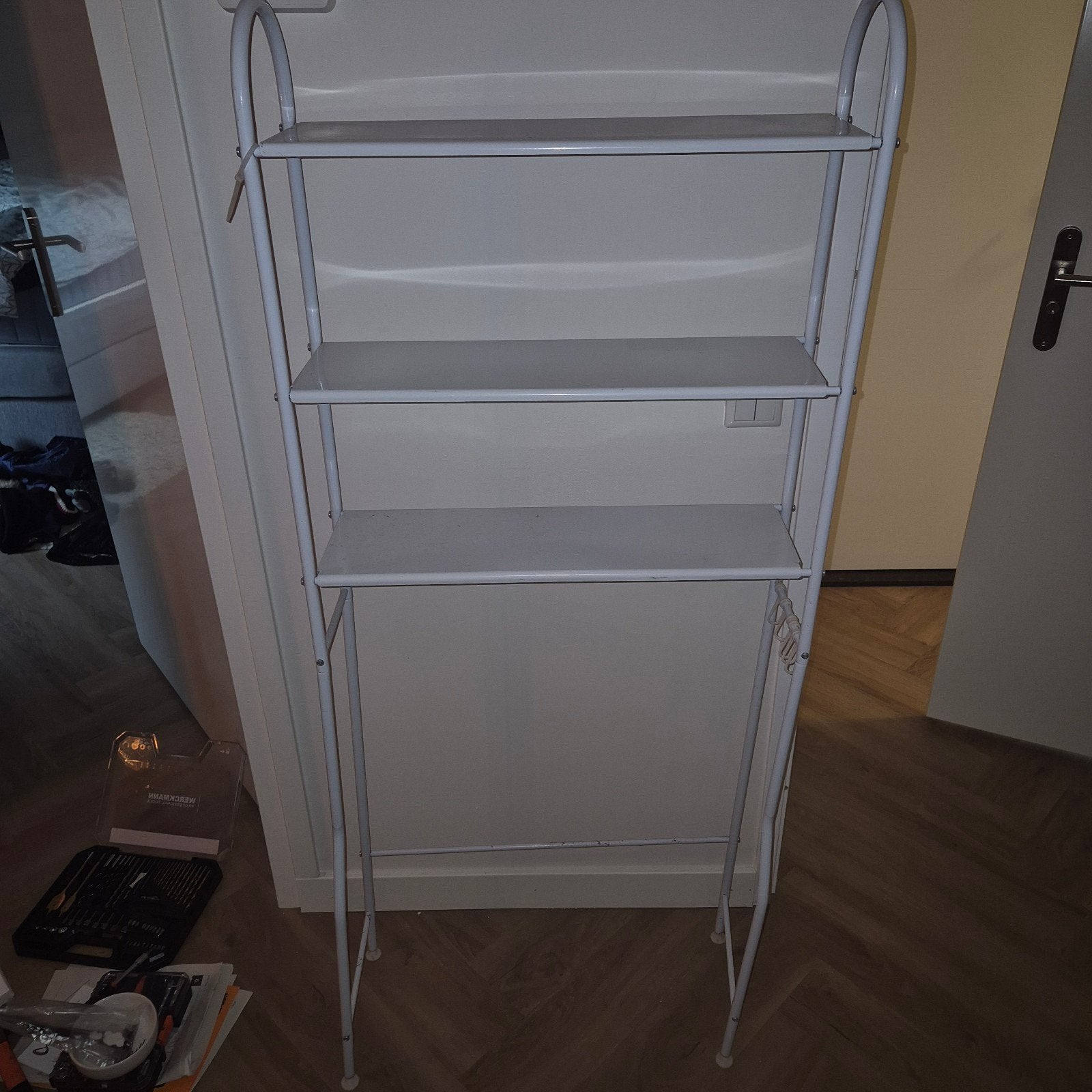 Wasmachine kastje met haakjes - opbergrek, Huis en Inrichting, Kasten | Stellingkasten, Ophalen of Verzenden, Gebruikt