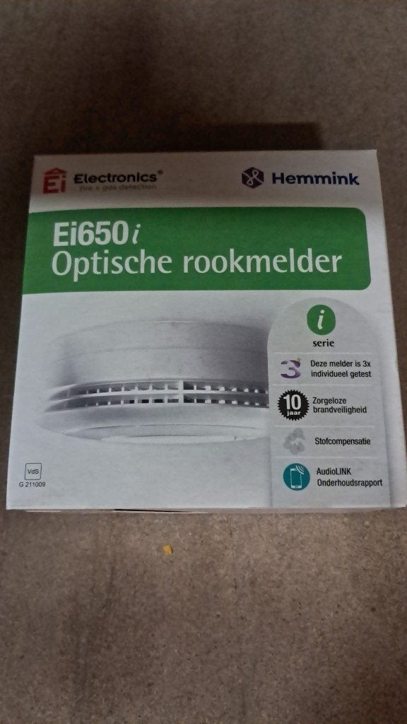 EI Electronics Ei650 rookmelder met 10 jaars batterij, Detector, Sensor of Melder, Nieuw, Ophalen of Verzenden, Rook