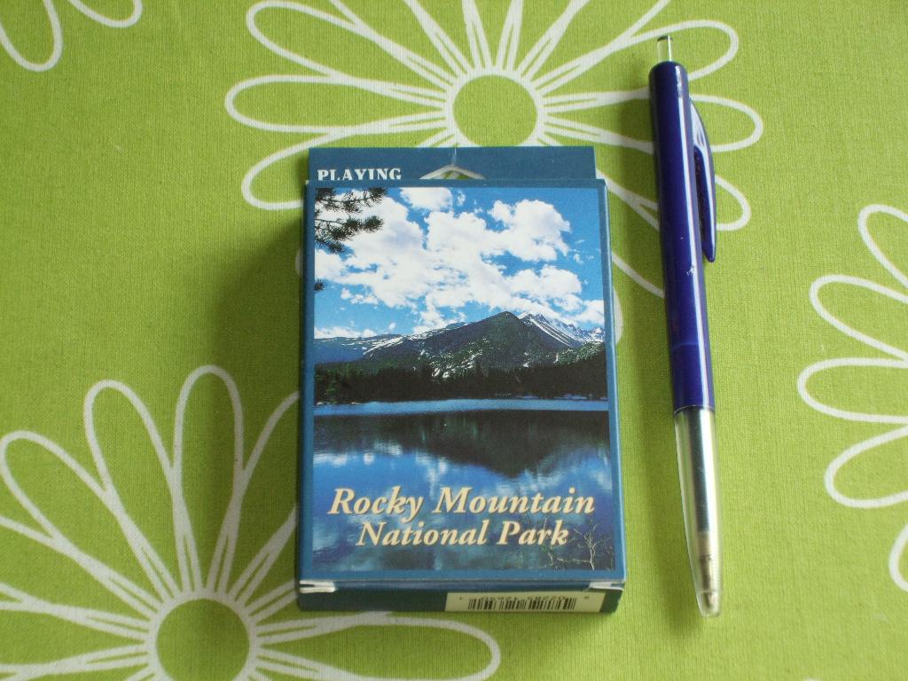Rocky Mountain National Park speelkaarten (nieuw in seal), Verzamelen, Ophalen of Verzenden, Zo goed als nieuw, Speelkaart(en)