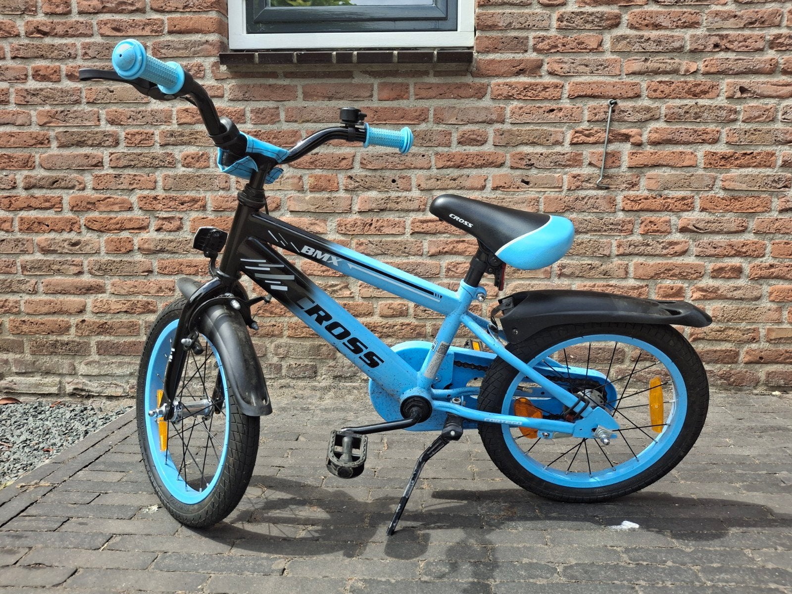 Te koop: jongensfiets 16 inch, Ophalen, Gebruikt, Staal, 16 tot 20 inch