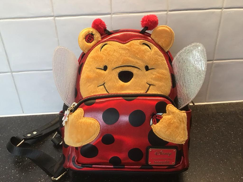 Disney Loungefly Winnie de Poeh Lieveheersbeestje Rugtas, Minder dan 30 cm, Disney of Dora, Ophalen of Verzenden, Minder dan 25 cm