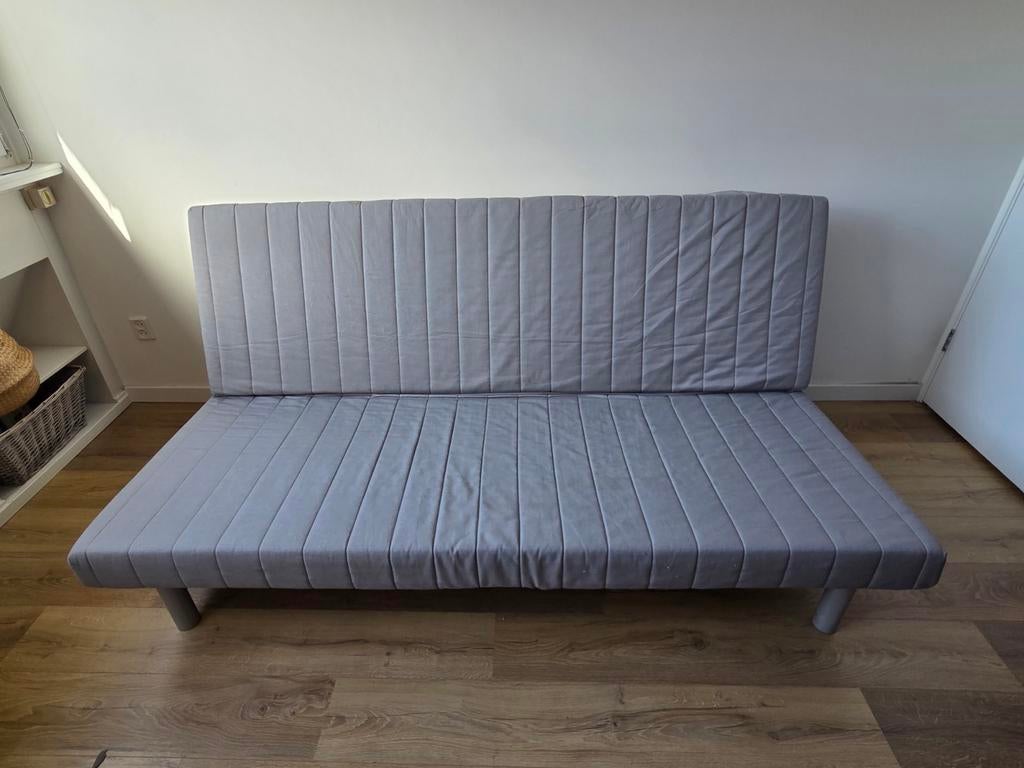 IKEA Beddinge slaapbank - grijs, Huis en Inrichting, Gebruikt, Tweepersoons, Grijs, 140 cm