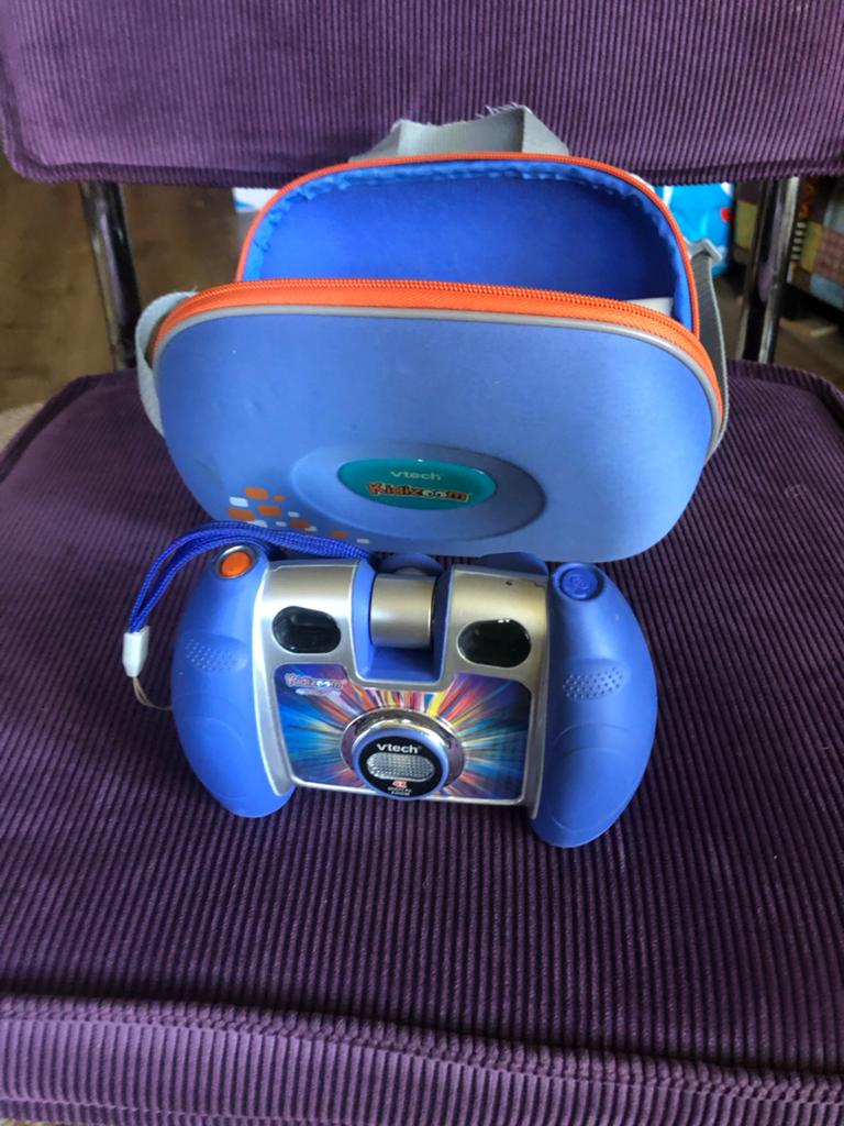 VTech Kidizoom Camera met Draagtas - Blauw, Kinderen en Baby's, Speelgoed | Vtech, Gebruikt, 4 tot 6 jaar, Ophalen of Verzenden