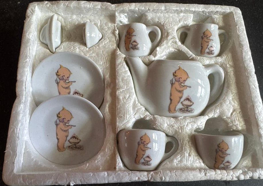 Vintage Kewpie theesetje - Compleet en Charmant, Ophalen of Verzenden