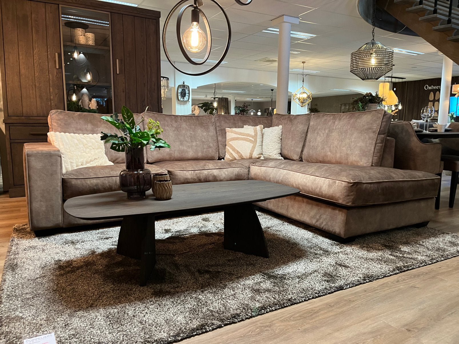 Showmodel Lounge / Hoekbank in  Adore van  2799.- nu 995.-, Ophalen, 250 tot 300 cm, Nieuw, Vierpersoons of meer