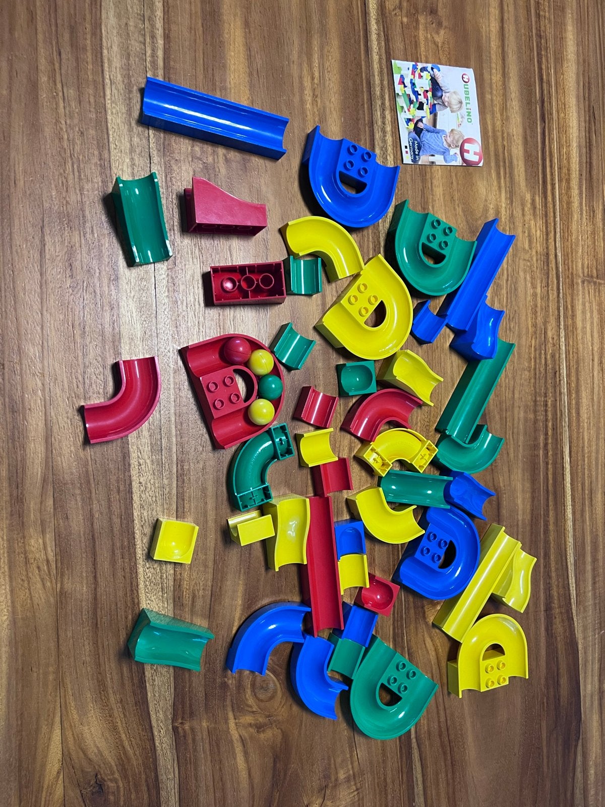 Hubelino knikkerbaan past op Duplo Kleurrijk en compleet, Ophalen of Verzenden, Gebruikt, Overige merken