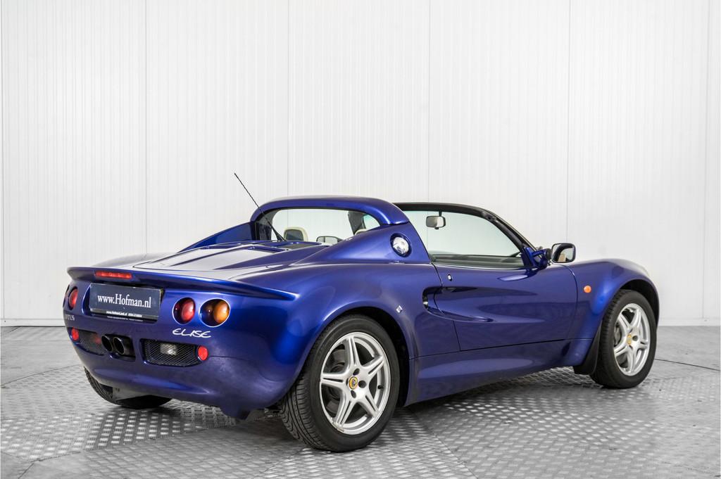 Lotus Elise 1.8-16V 120 LHD (bj 1998), Auto's, Lotus, Euro 2, Achterwielaandrijving, Cabriolet, Blauw