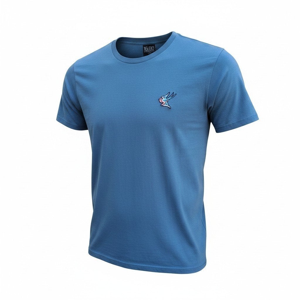 16.08 streetwear heren T-shirt blauw maat S, Kleding | Heren, Maat 52/54 (L), Blauw, Ophalen of Verzenden, Zo goed als nieuw