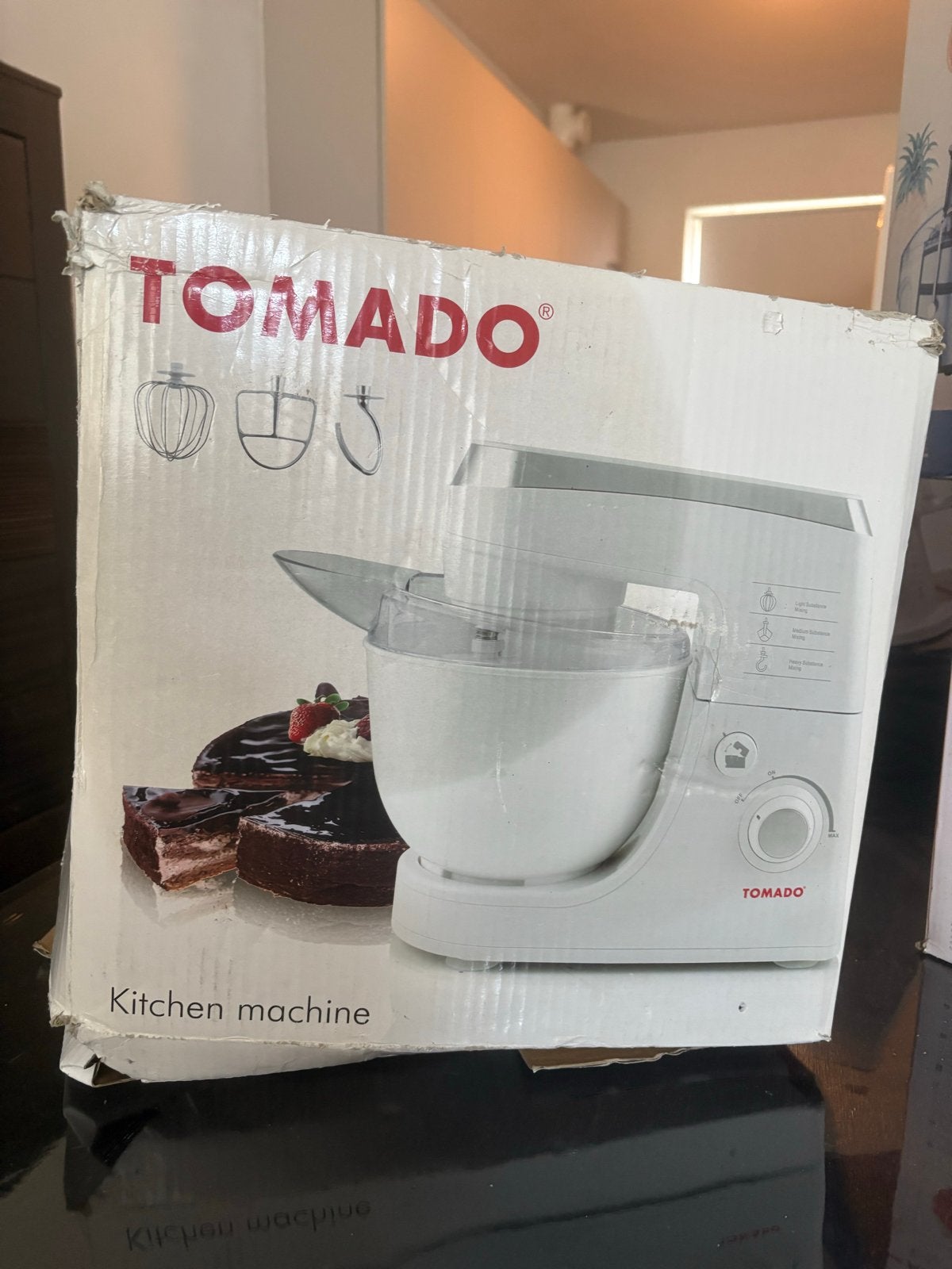 Tomado Keukenmachine TM-1947 - Zo goed als nieuw, 2 tot 3 liter, Ophalen of Verzenden, Gebruikt, 3 snelheden of meer