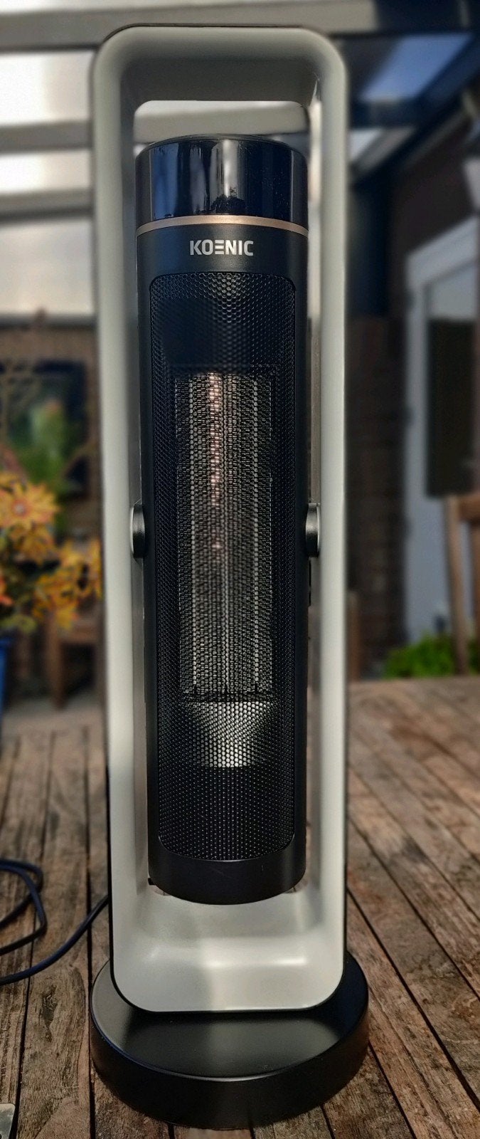Ventilatorkachel, Ophalen, Ventilator met afstandsbediening, Zo goed als nieuw, Torenventilator