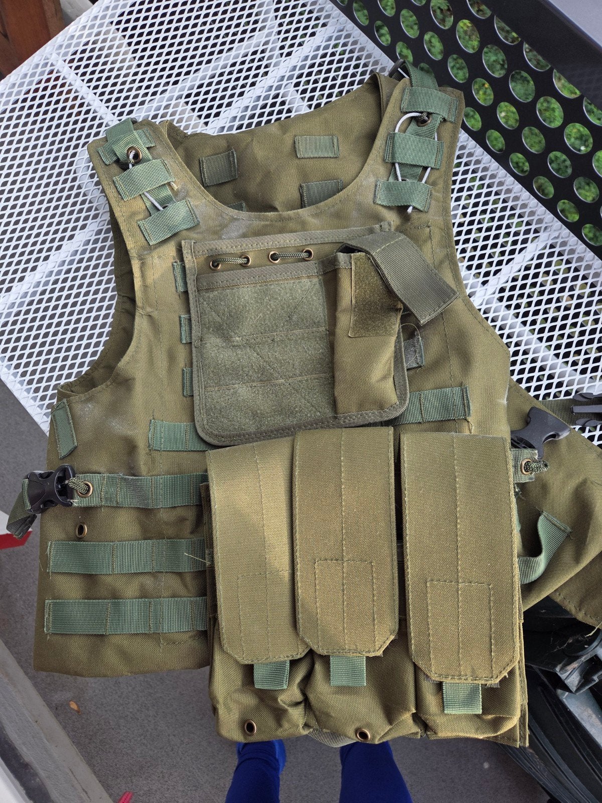 Militair tactisch vest - Olijfgroen, Ophalen of Verzenden, Overige soorten, Overige gebieden, Kleding of Schoenen