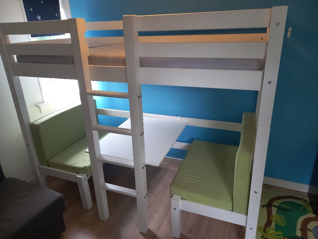 Hoogslaper met treinzitje, Ophalen, Gebruikt, Hoogslaper