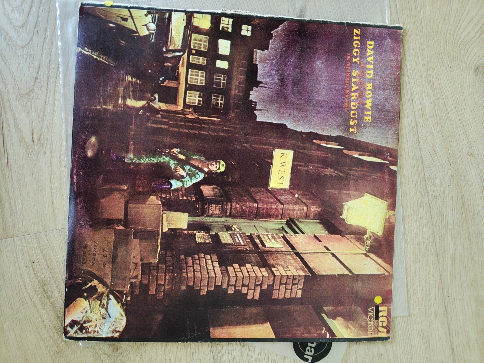 David Bowie, the rise and fall of Ziggy stardust 1972 italie, Cd's en Dvd's, Vinyl | Pop, Ophalen of Verzenden, Gebruikt, 12 inch