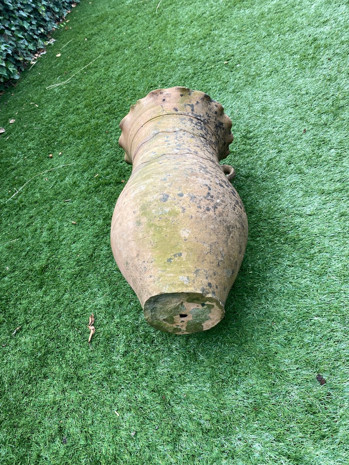 Grote terracotta tuinvaas - 60 cm hoog, Tuin en Terras, Ophalen, Gebruikt